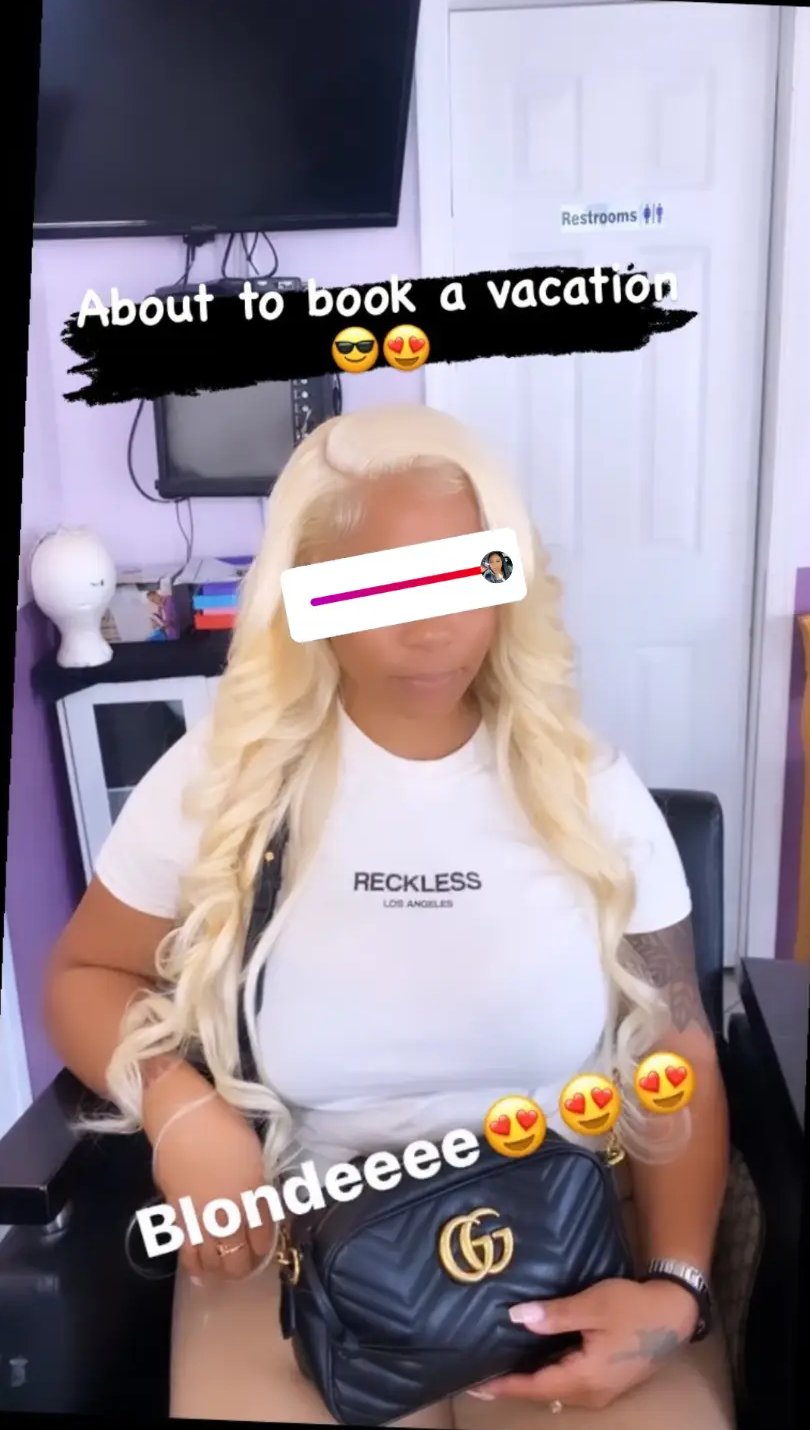 Love Extensions client hair